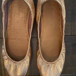 Gently used rose gold Tieks